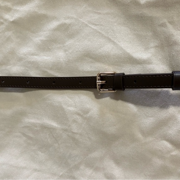 Vachetta Leather Bag Strap - Adjustable, Dark Brown - Picture 5 of 7